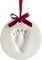 Babyprints Christmas Ornament, Baby's First Christmas Holiday Keepsake, Newborn Handprint or Footprint Clay Kit, Easy No-Bake DIY Clay Impression, Gender-Neutral Christmas Baby Gift